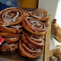 vegan Cinnamon rolls at Sattva Naturbageriet in Stockholm