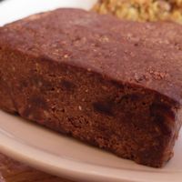 Vegan chocolate coconut cake at Sattva Naturbageriet in Stockholm