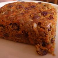 Vegan carrot cake at Sattva Naturbageriet in Stockholm