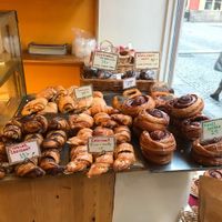 all vegan pastries at Sattva Naturbageriet in Stockholm