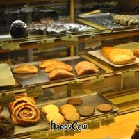 case of baked goods at Sattva Naturbageriet in Stockholm