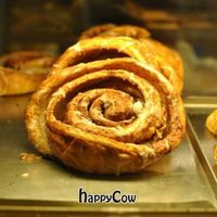cinnamon roll at Sattva Naturbageriet in Stockholm