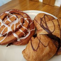 Delicious cinnamon swirl at Sattva Naturbageriet in Stockholm