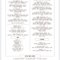 Menu  at Johnny Alloo in Ballarat