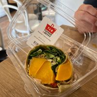 Butternut and hummus wrap. So yummy    at Tucker and Bevvy in Honolulu