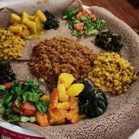 Shiro arrived after the picture was taken :) at Lemlem Bar & Restaurant in Duisburg