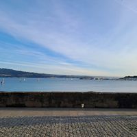 Las vistas que tienes comiendo at Meson O'Pescador in Ares