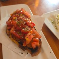 Bruchetta at Restaurante La Chalana (The Flatboat) in Lanzarote