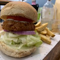 Wasabi burger  at About Animals in Taipei