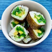 Mango sushi at AOC in Dubai