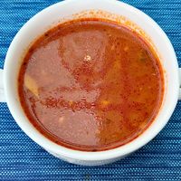 Minestrone soup at AOC in Dubai