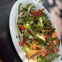 Coconut Glasnoodle Salad  at Sandan in Sihanoukville