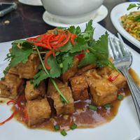 Spicy tofu at Sandan in Sihanoukville