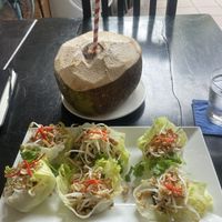 Tofu lettuce wraps   at Sandan in Sihanoukville