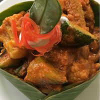 Amok Curry at Sandan in Sihanoukville
