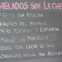 Vegan flavours today at Lucky Helado Tenerife in Tenerife