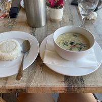 Green curry with tofu  at Tao Garden in Cupecoy