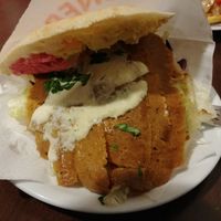 Seitan Döner in Brot at Doeneray in Braunschweig