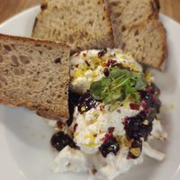 Burrata at Sora Diana in Edinburgh