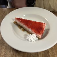 Raspberry and white chocolate cheese cake   at Sora Diana in Edinburgh