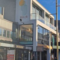 Upstairs restaurant with lovely views at Baja Mexico in Queenstown