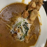 Curry Bee Hoon with Mushroom Satay  at Mother Earth Classic Express - 大地之素 in Central Singapore