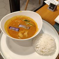 Monkey Head Mushroom Curry Rice. $7.80

Yummy curry with okra, eggplant, tomato, taupok. at Mother Earth Classic Express - 大地之素 in Central Singapore