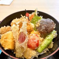 Vegan Tempura at Kagetsu Kaikan Ryotei Kabuto - 花月会館 和食料亭 かぶと in Asahikawa