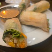 Summer roll at Ba Dam Vegetarian Restaurant in Hoi An