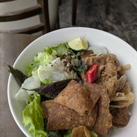 Cao Lau at Ba Dam Vegetarian Restaurant in Hoi An