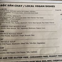   at Ba Dam Vegetarian Restaurant in Hoi An