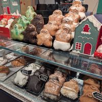 boldu donuts on display at Boldú in Madrid
