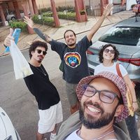 Felizes de buchin cheio pós Mow at Mow Culinaria Vegana in Campinas