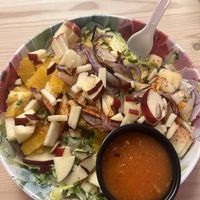 Shrimp salad minus shrimpp  at Maciel's Tortas & Tacos in Memphis