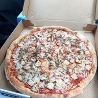 Baked and Tofused! Very yummy! at All Star Pizza Bar in Cambridge