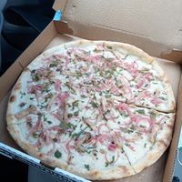 Big jerk! Surprisingly good, a little sweet but in a good way! at All Star Pizza Bar in Cambridge