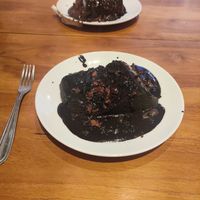 Bolo vegano chocolate / chocolate cake at Café com Cacau  in Itacare