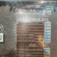 Menu at Café com Cacau  in Itacare