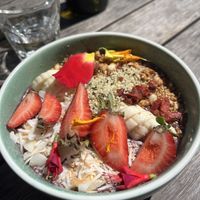 Açai bowl  at Sister of Soul in St Kilda