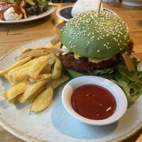 Fuji burger    at Sister of Soul in St Kilda