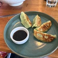 Vegetable gyoza   at Sister of Soul in St Kilda