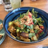 Tofu and noodle stir fry   at Sister of Soul in St Kilda