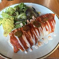 Vegan bean burrito   at Sister of Soul in St Kilda