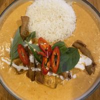 Red ‘duck’ curry  at Sister of Soul in St Kilda