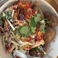 Thai fishcake slaw  at Sister of Soul in St Kilda