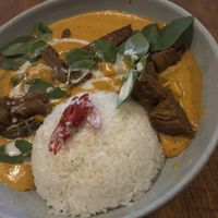 Red “duck” curry  delicious   at Sister of Soul in St Kilda