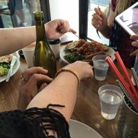 If you order the wrong thing this could happen (vegan sausages) at Sister of Soul in St Kilda