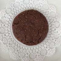 Intense chocolate cookie at Bulali in San Jose