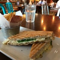 Heart of palm and cheese sandwich at Bulali in San Jose