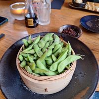 Edamame mit Zwiebeldip at Koza Speyer in Speyer